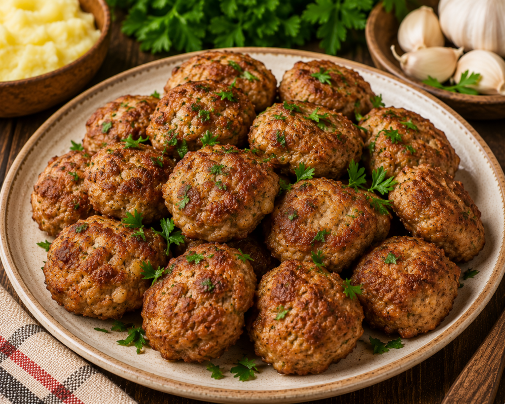 Chifteluțe de porc la comandă - Masa de Acasă