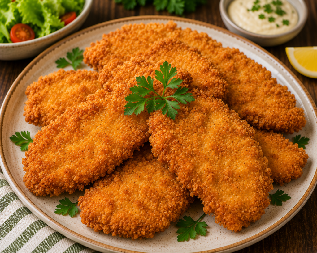 Șnițele Panko de porc Masa de Acasă