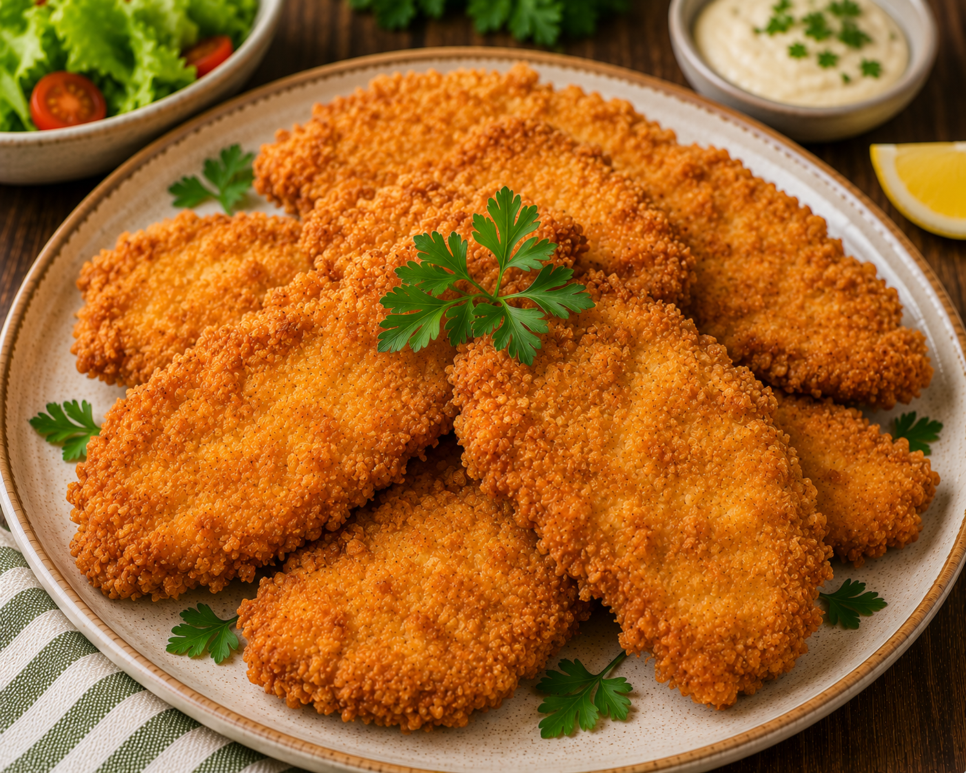 Șnițele Panko de porc Masa de Acasă